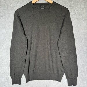 Massimo Dutti Men’s Wool Cashmere Crewneck Sweater L Quiet Luxury Capsule